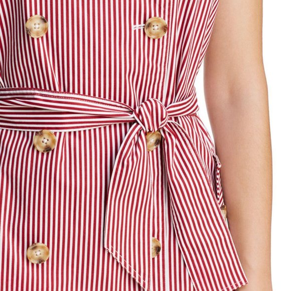 C/MEO Collective Red & White Striped Dress - Picture 3 of 7